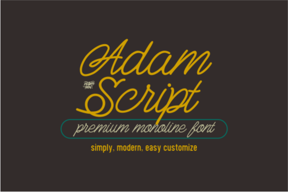 Adam Script: A Premium Font for Elegant Branding