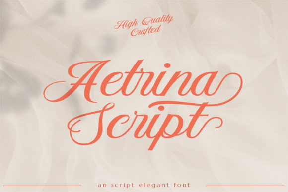Aetrina Script: A Timeless Handwritten Font for Makers