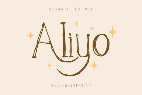 Aliyo Script: A Handwritten Font for Editorial Design