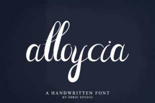Alloycia: A Friendly Handwritten Font for Web Design