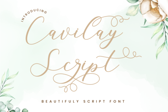 Cavilay Script: A Premium Font for Campaigns