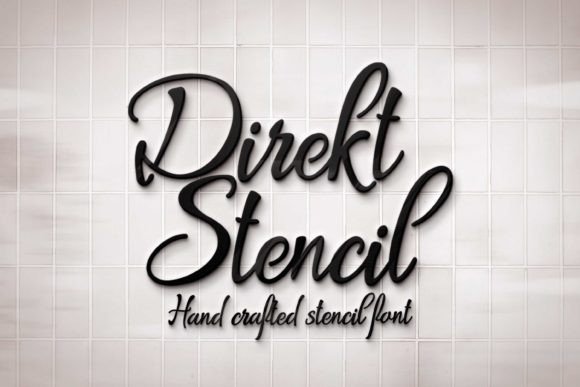 Direkt Stencil: The Script Font for Bold Campaigns