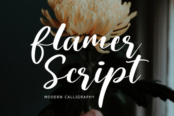 Flamer Script: A Modern Calligraphy Font for Branding