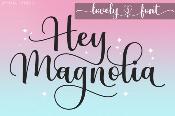 Hey Magnolia: A Handwritten Font for Editorial Design