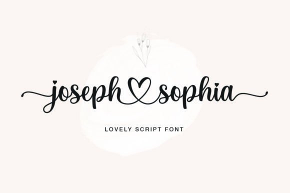 Joseph Sophia: A Charming Script Font for Makers