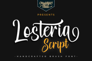 Losteria Script: A Romantic Typeface for Web Design
