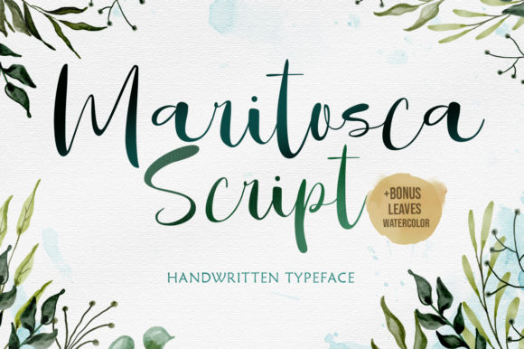 Maritosca Script: A Premium Handwritten Font for Crafters