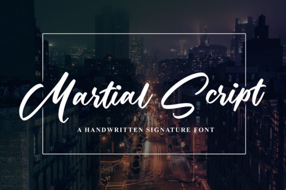 Martial Script: A Modern Handwritten Font for Editors