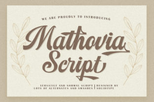 Mathovia Script: A Vintage Typeface for Bold Campaigns