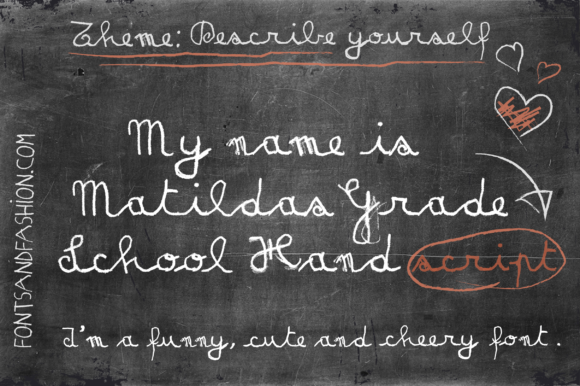 Matilda s Grade School Hand Script: A Childlike Font Review
