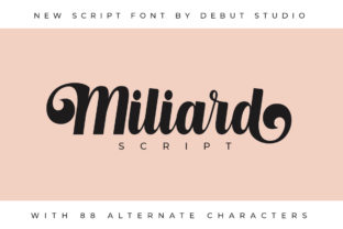 Milliard Script: A Premium Font for Campaigns