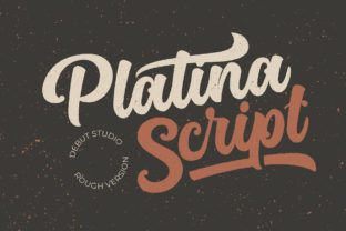 Platina Script - Rough: A Bold Typeface for Brands