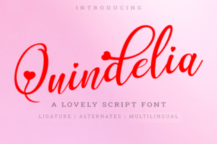 Quindelia: A Friendly Handwritten Font for Branding