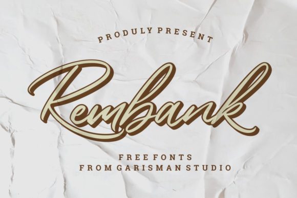 Rembank: A Friendly Handwritten Font for Branding