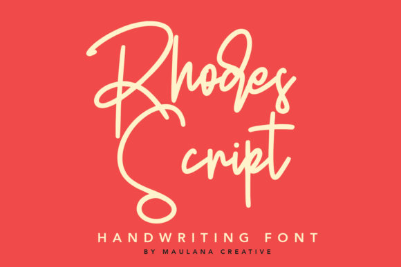 Rhodes Script: A Timeless Handwritten Font for Makers
