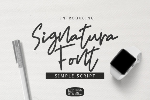 Signatura Script: A Handwritten Font for Editorial Design