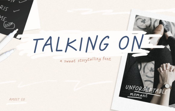 Talking on: A Friendly Handwritten Font for Web Design