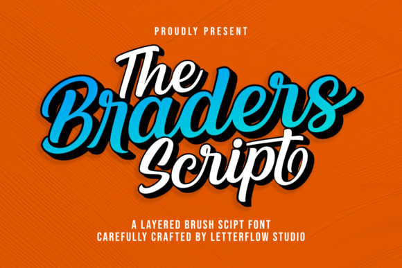 The Braders Script: A Vintage Font for Modern Web Design