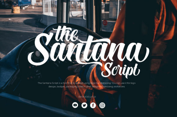 The Santana Script: A Modern Handwritten Typeface