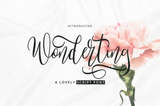 Wonderting Script: A Sweet Typeface for Web Design
