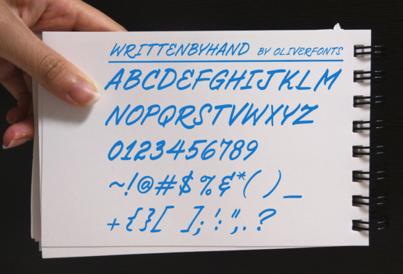 Written by Hand: A Modern Script Font for Web Design